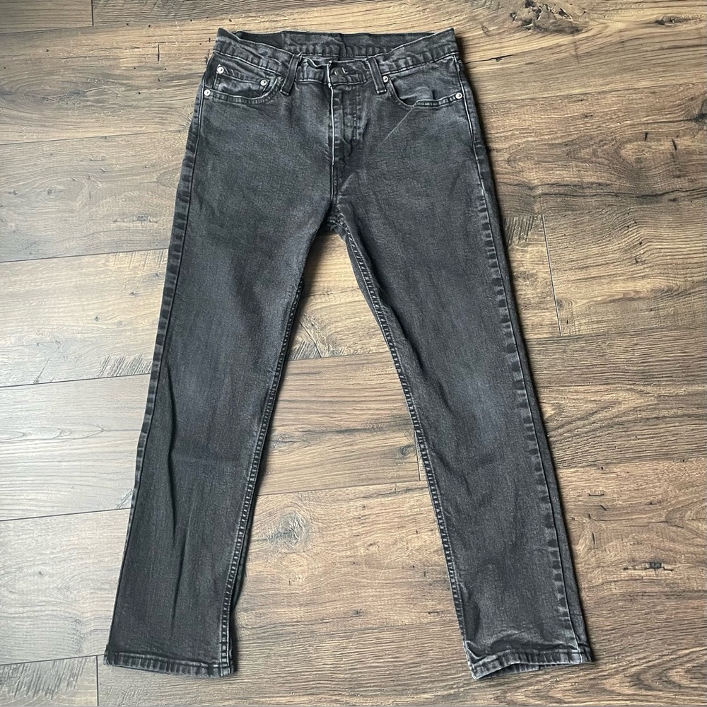 Levi's 511 black wash jeans w33 l30